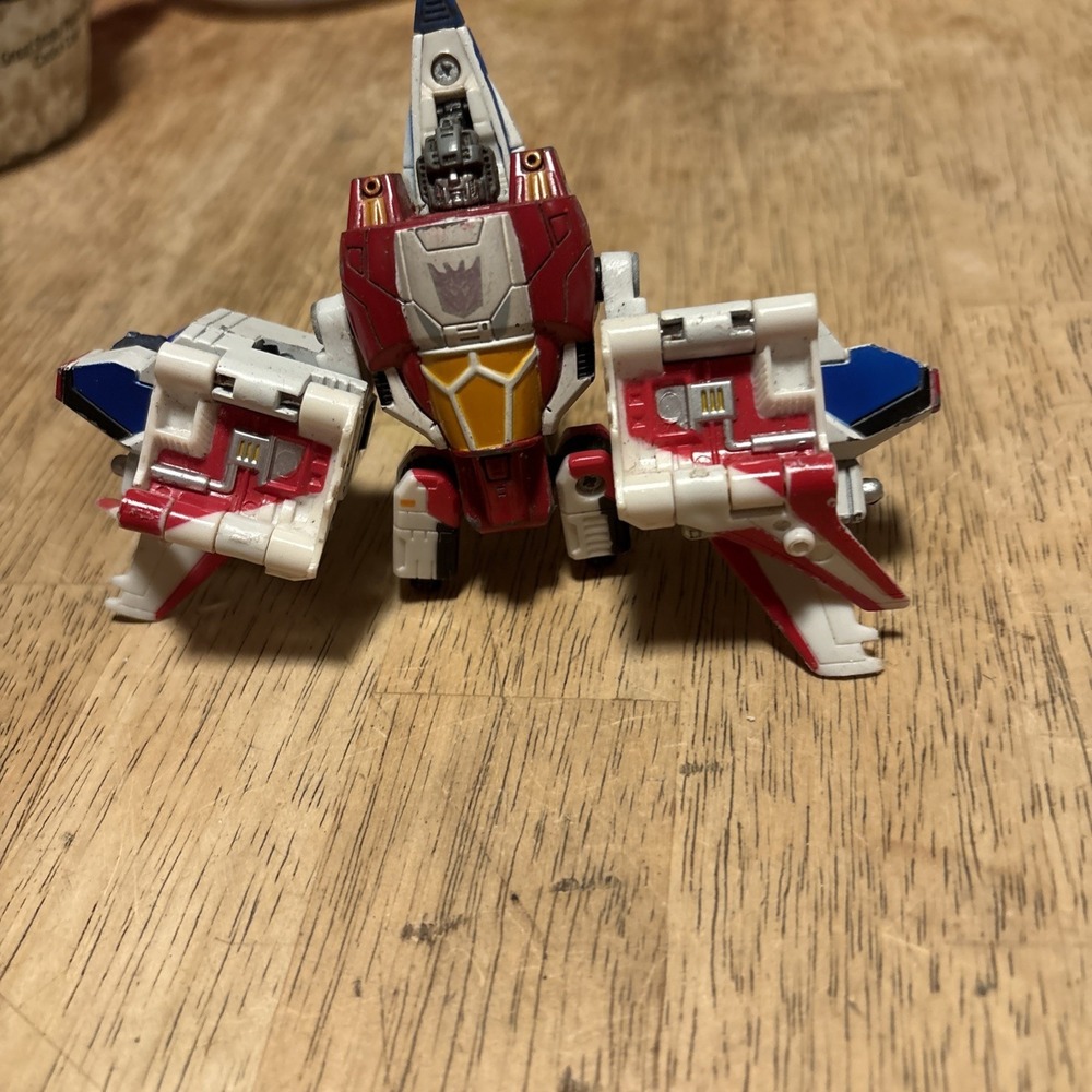 Hasbro Transformers Titanium Starscream Action Figure 2011 Missing Legs Parts